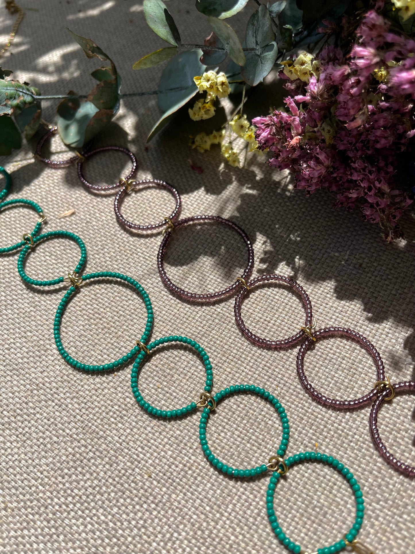 Choker Bolitas Verde