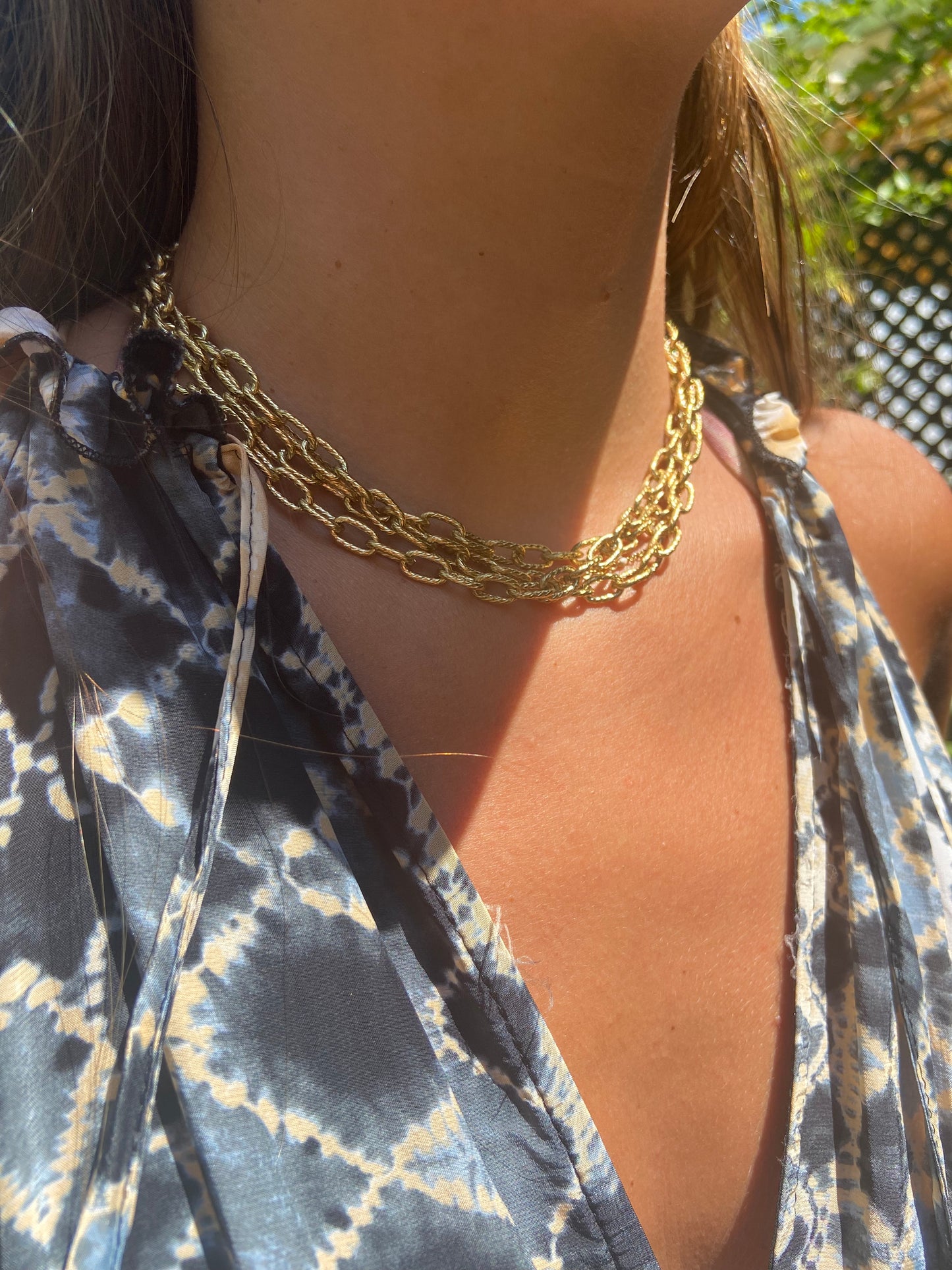 Collar Triple Cadena