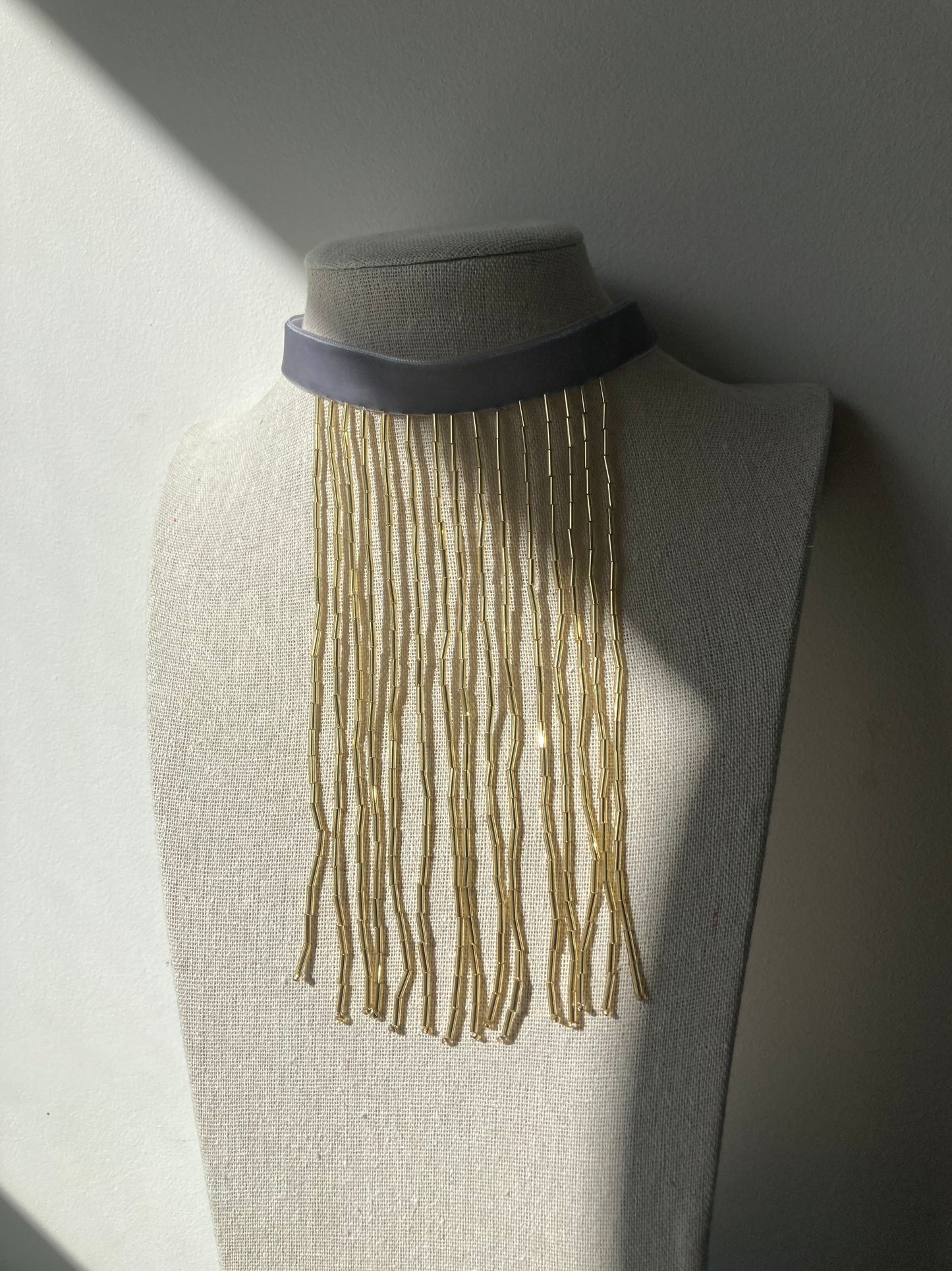 Choker Lluvia Gris