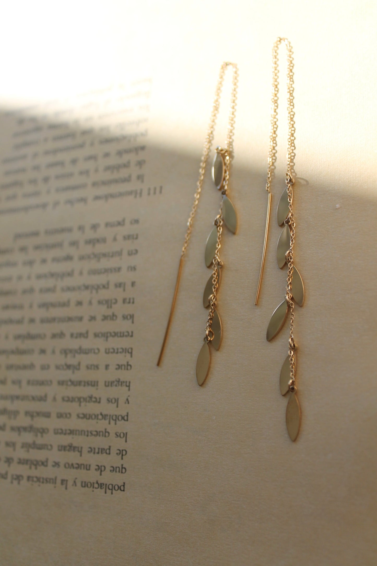 Pendientes Largos Hoja