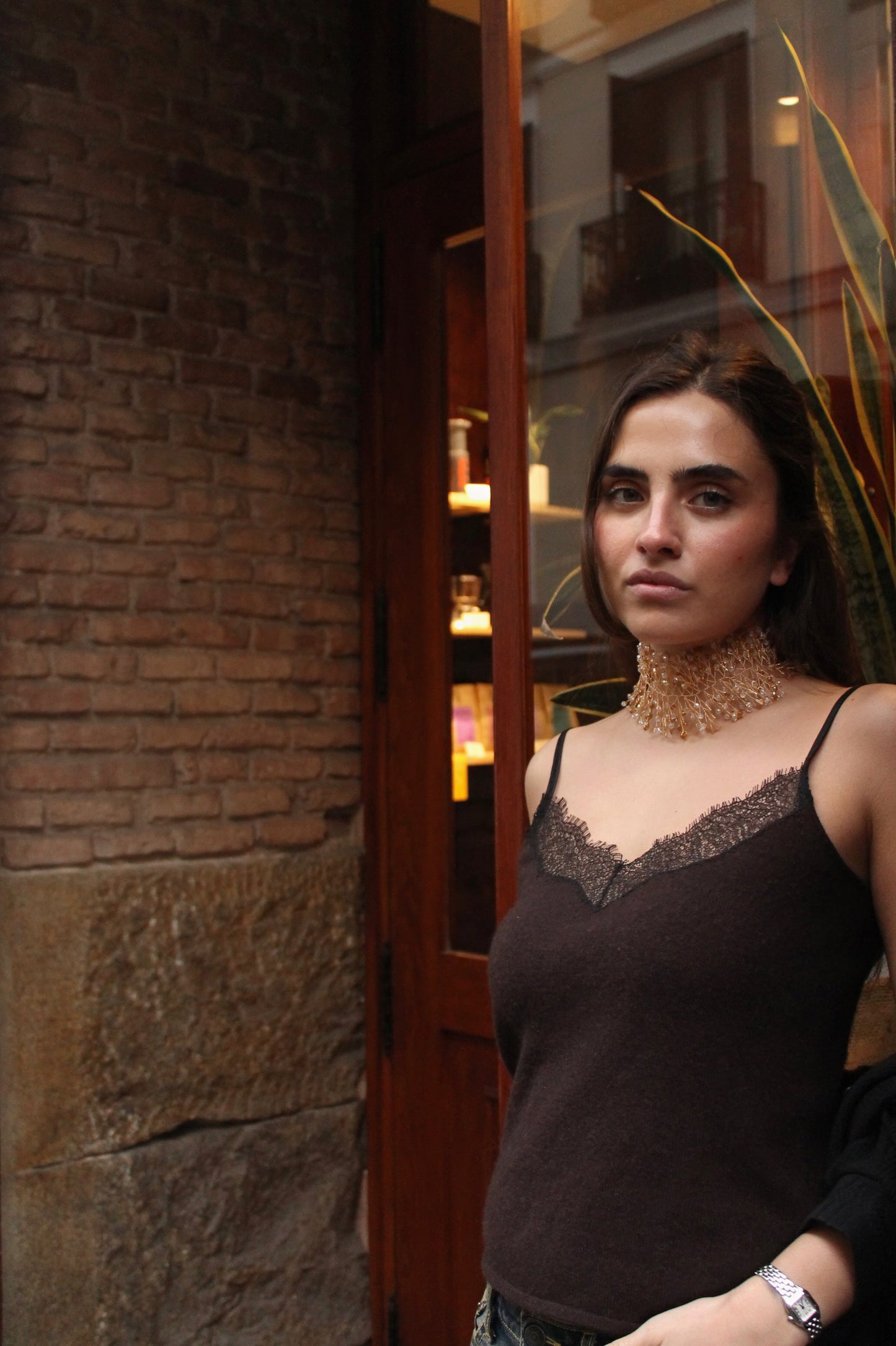 Choker Enredadera Dorado
