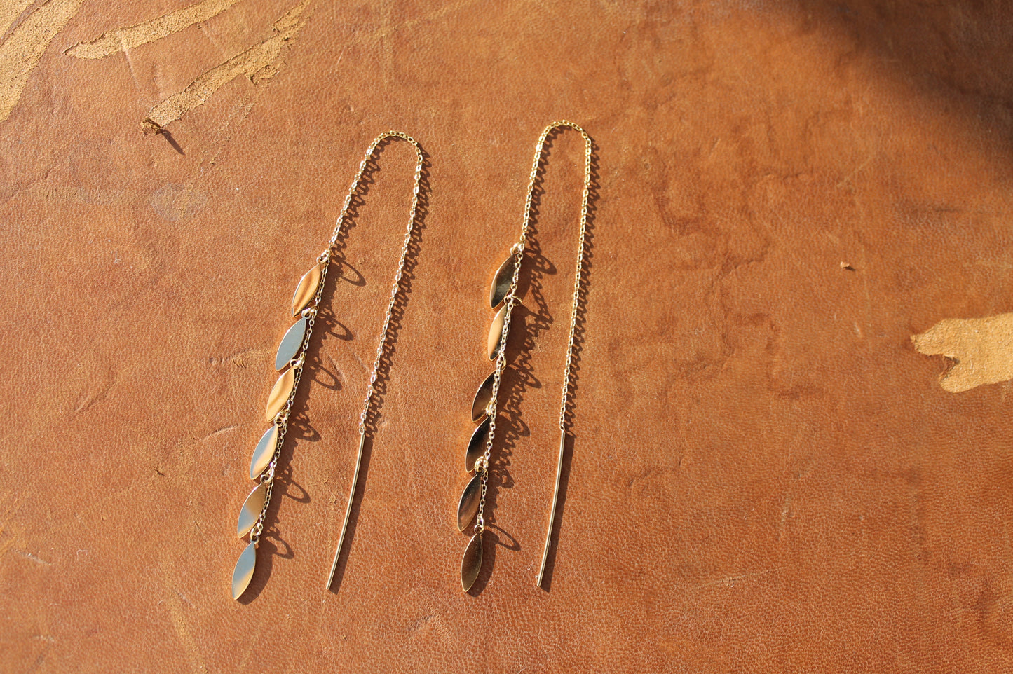 Pendientes Largos Hoja