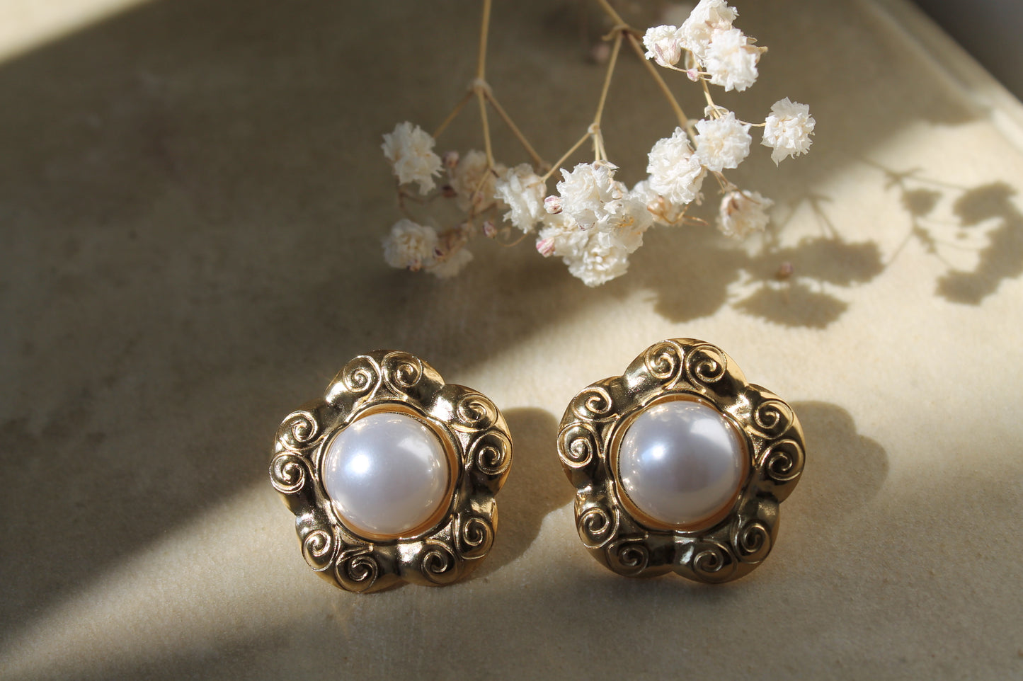 Pendientes Flor Vintage