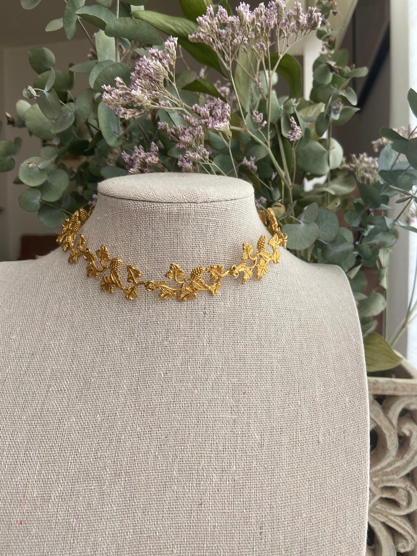 Choker Hojas Colección Invitada