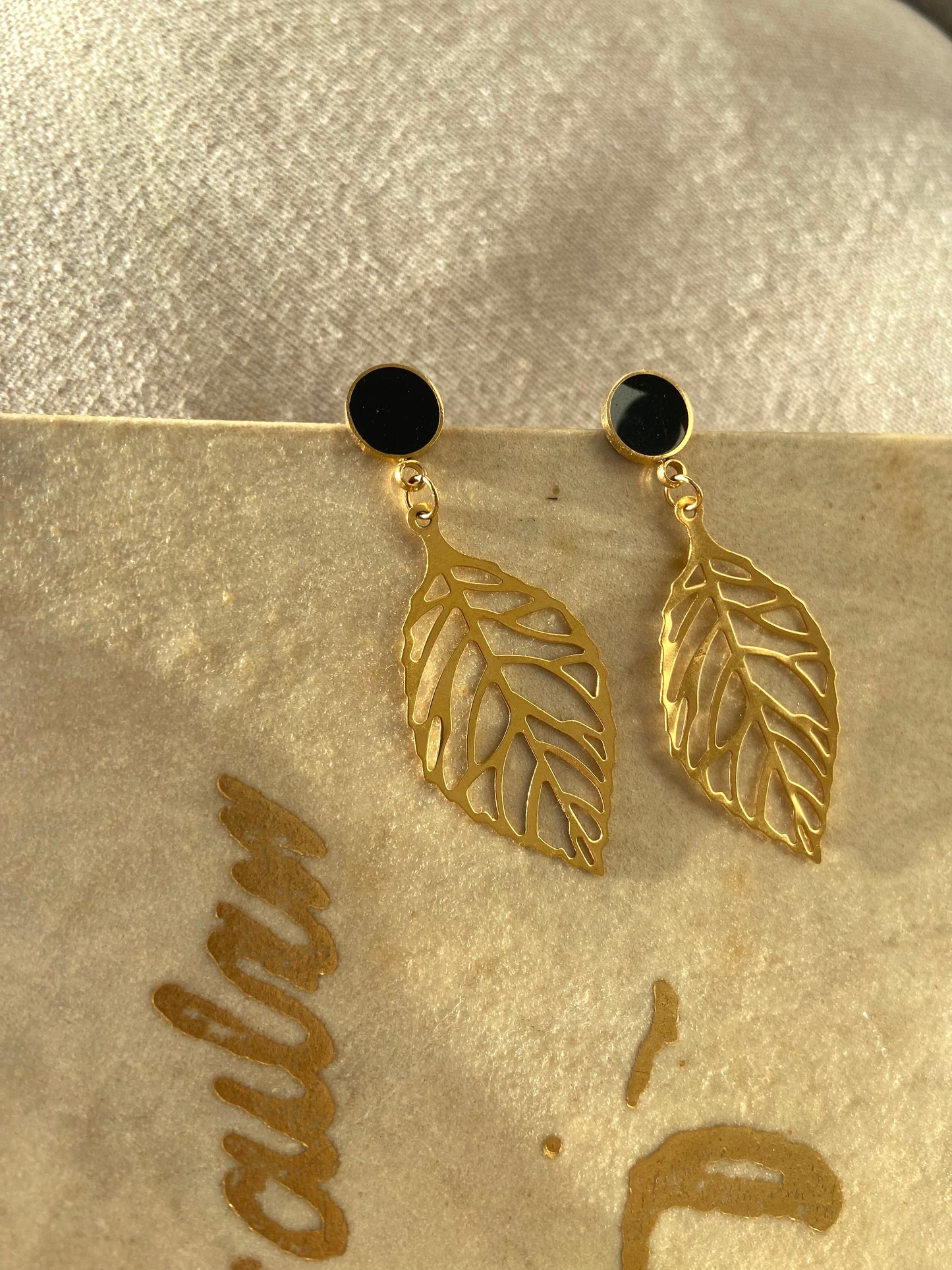 Pendientes Hojas