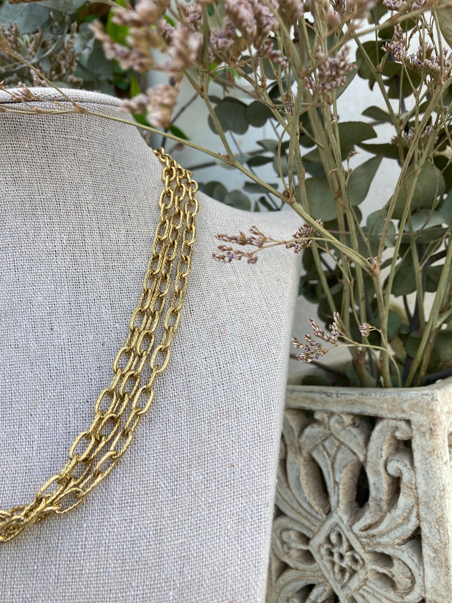Collar Triple Cadena