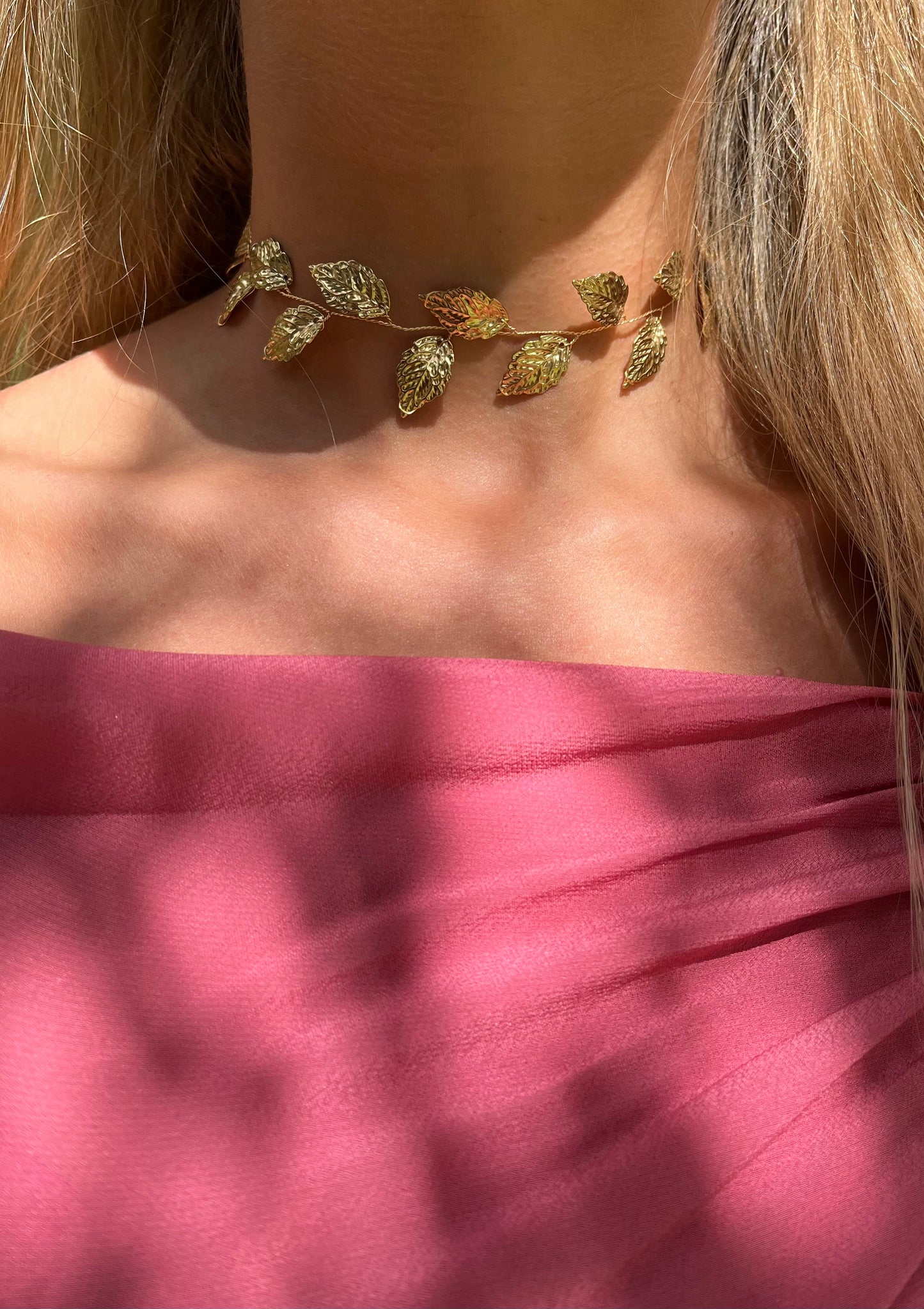 Choker Hojas Dorado PRE ORDER