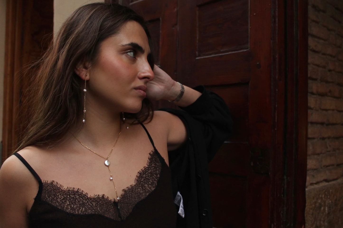 Collar Largo Perlas