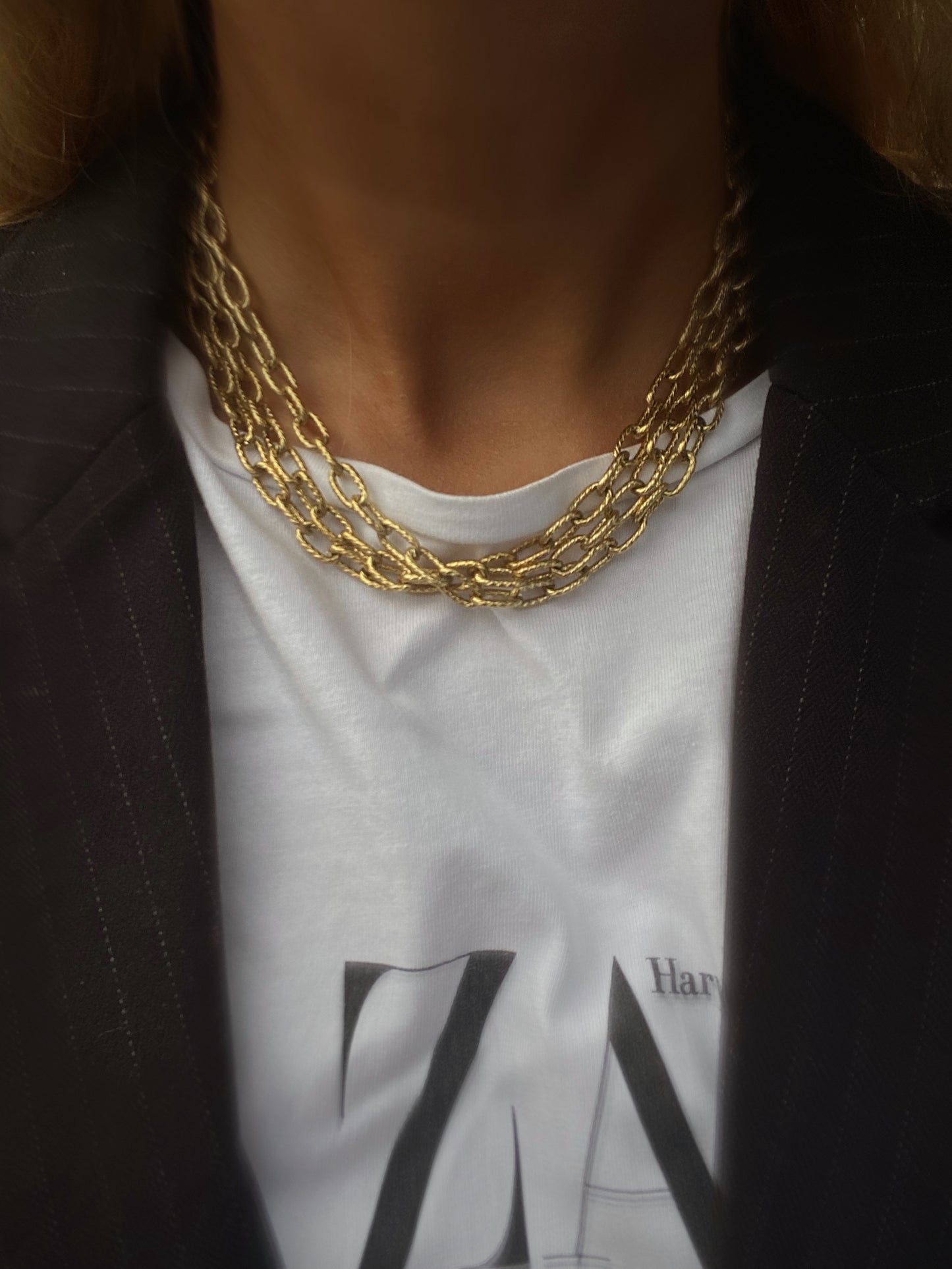 Collar Triple Cadena