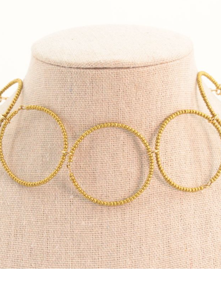 Choker Bolitas Dorado