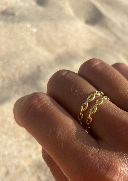 Anillo Eslabones Doble