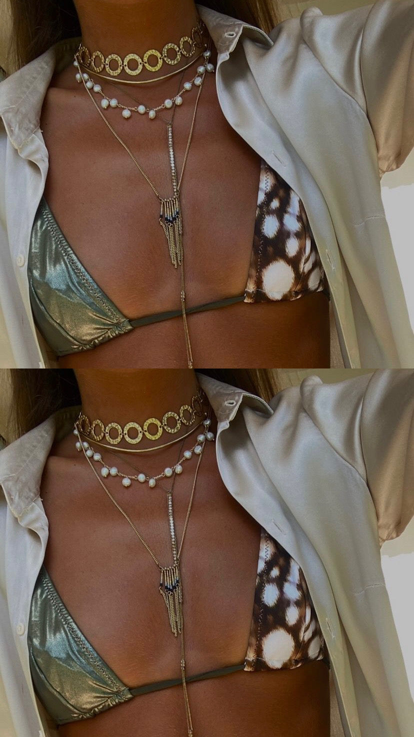 Choker Círculos Acero