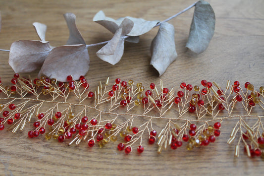 Choker Enredadera Rojo