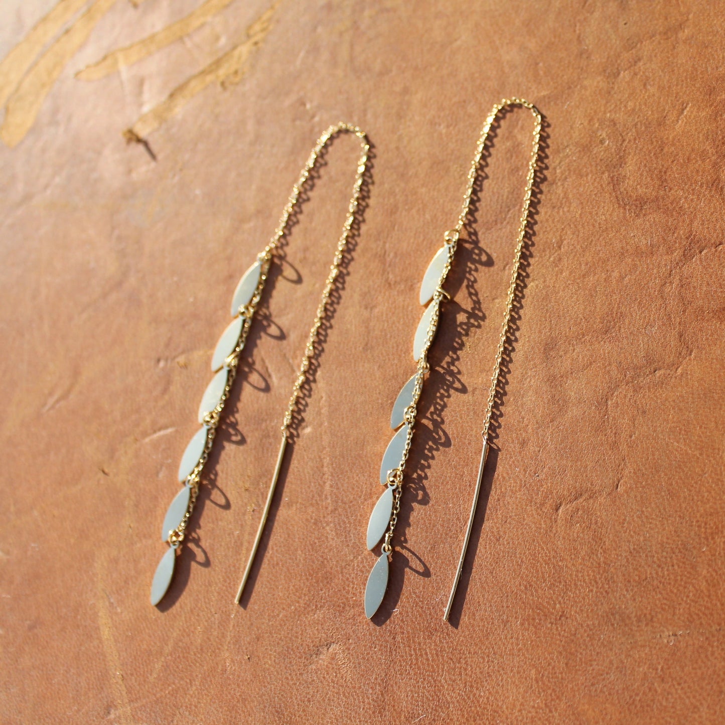 Pendientes Largos Hoja