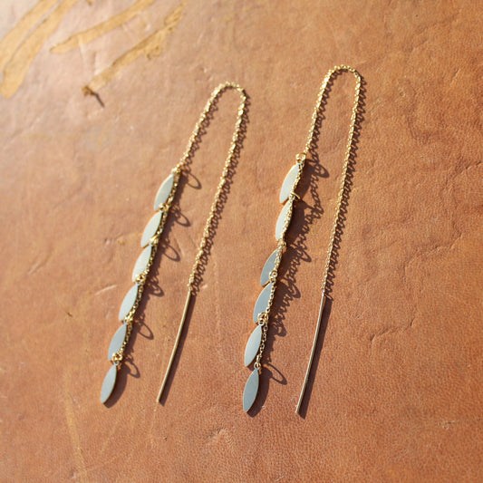 Pendientes Largos Hoja