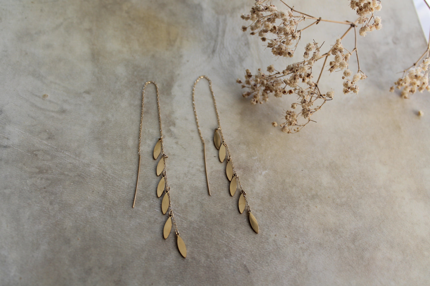 Pendientes Largos Hoja