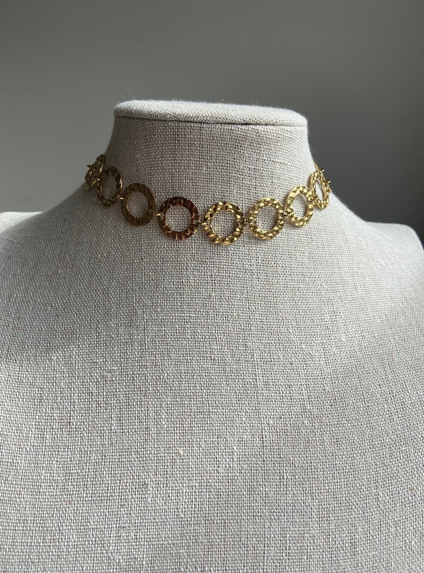 Choker Círculos Acero