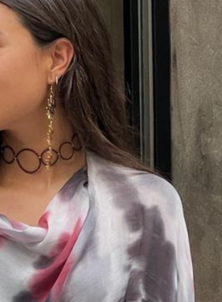 Choker Bolitas Negro