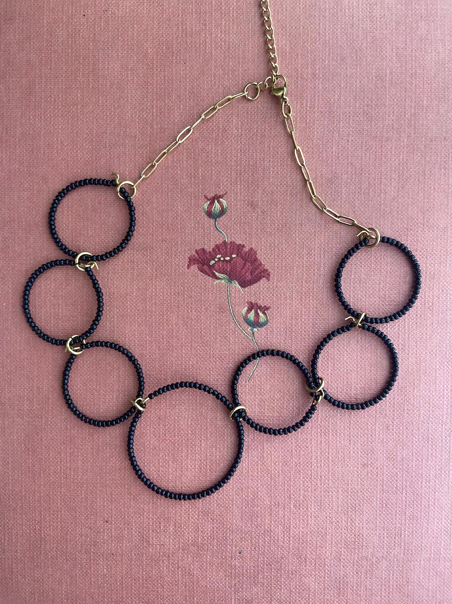 Choker Bolitas Negro